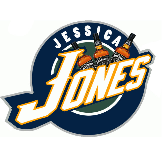 Utah Jazz Jessica Jones logo DIY iron on transfer (heat transfer)